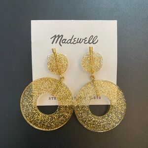 New Madewell circle statement earrings